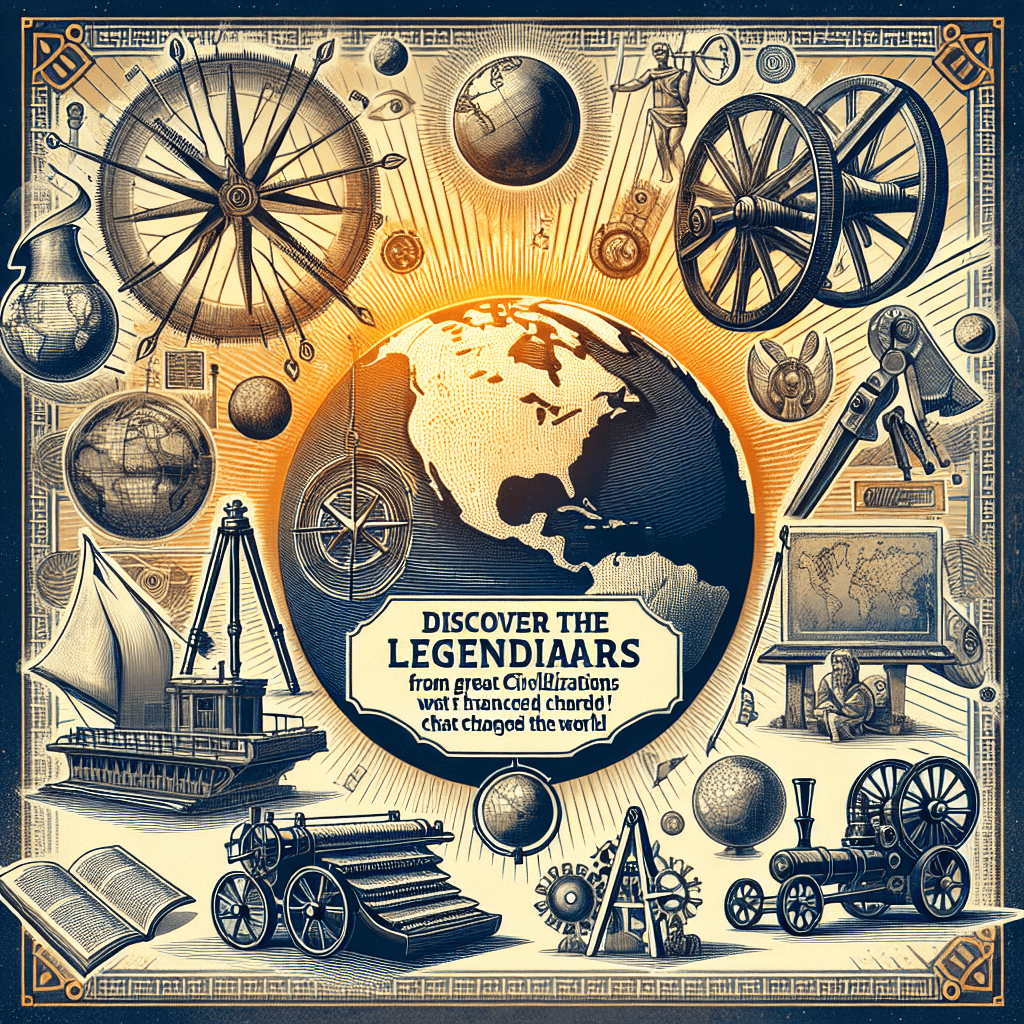 Descubra as Invenções Lendárias das Grandes Civilizações que Mudaram o Mundo!