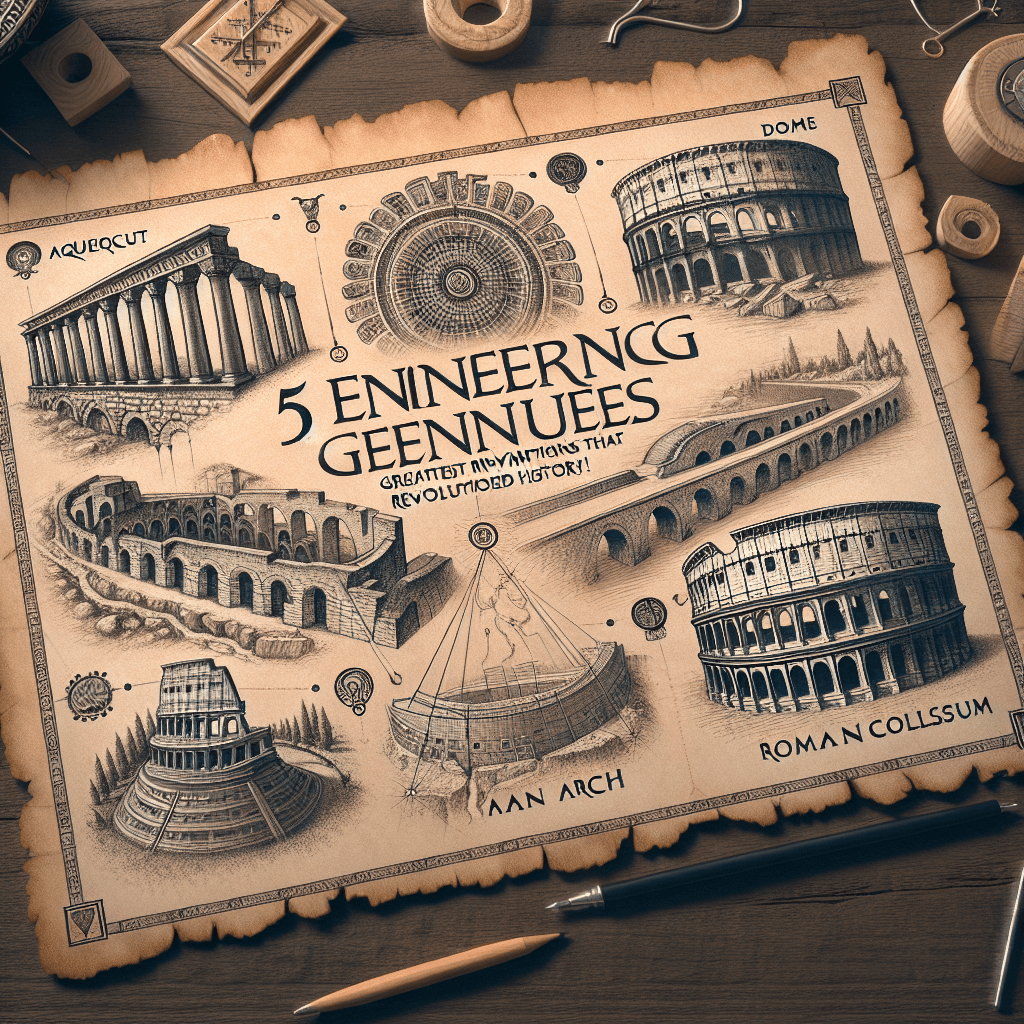 5 Gênios da Engenharia: As Maiores Invenções Romanas que Revolucionaram a História!