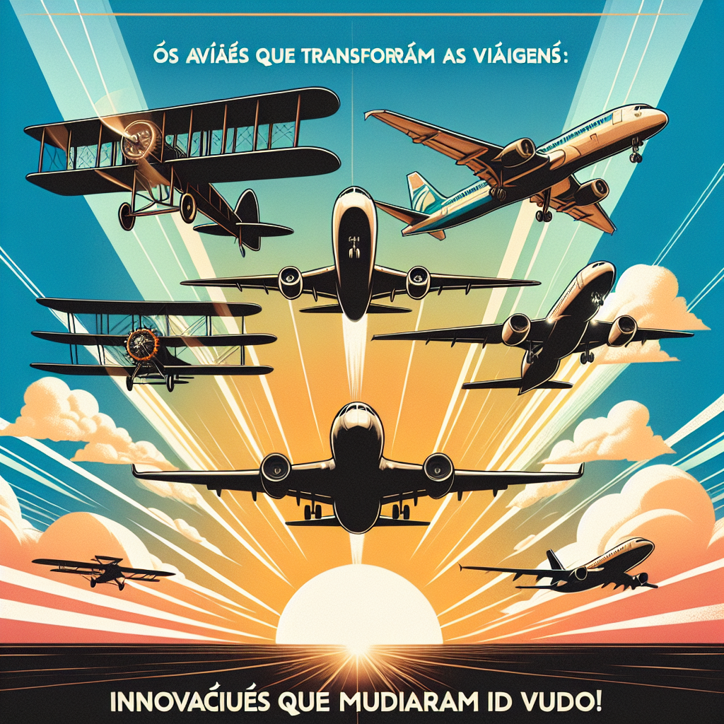 Os Aviões que Transformaram as Viagens: Inovações que Mudaram Tudo!