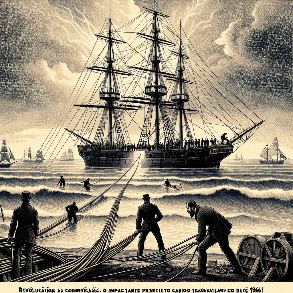 Revolução nas Comunicações: O Impactante Primeiro Cabo Telegráfico Transatlântico de 1866!