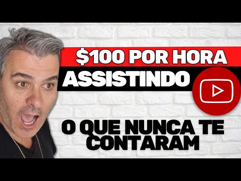 GANHAR DINHEIRO ASSISTINDO VIDEOS NO YOUTUBE | MENTIRA OU VERDADE | $100 POR HORA