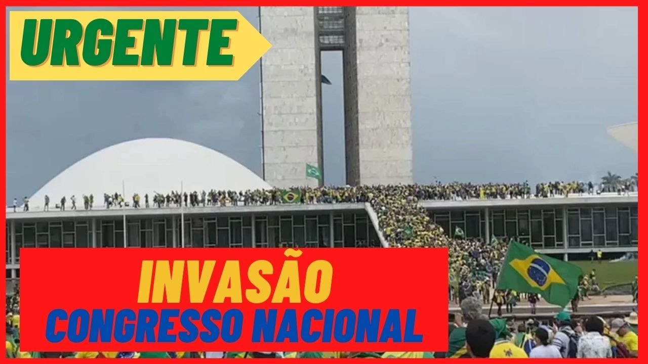 URGENTE: Manifestantes INVANDEM Congresso Nacional e Cercam Palácio do Planalto e STF.