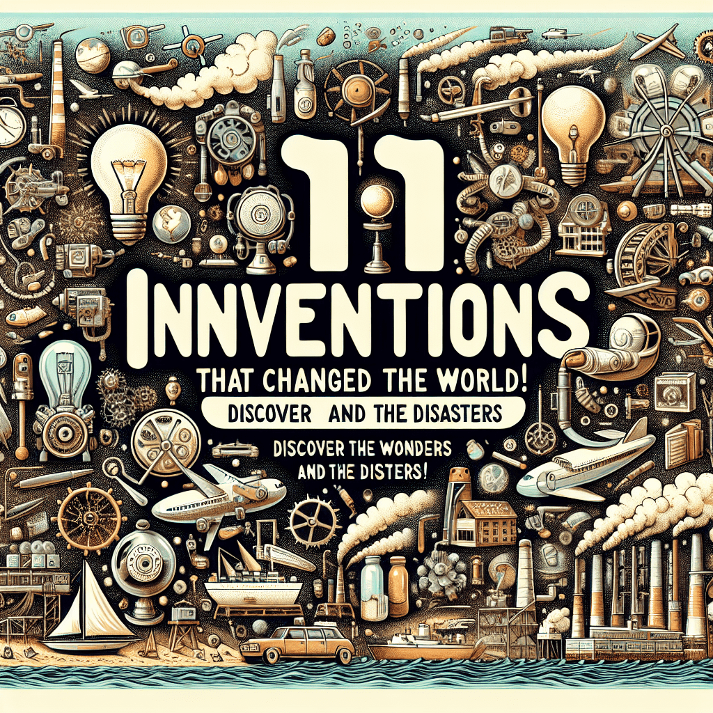 101 Invenções que Mudaram o Mundo: Descubra as Maravilhas e os Desastres!