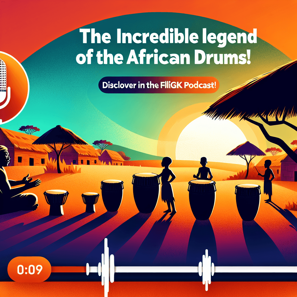 A Incrível Lenda dos Tambores Africanos: Descubra no Podcast Filtr Kids!