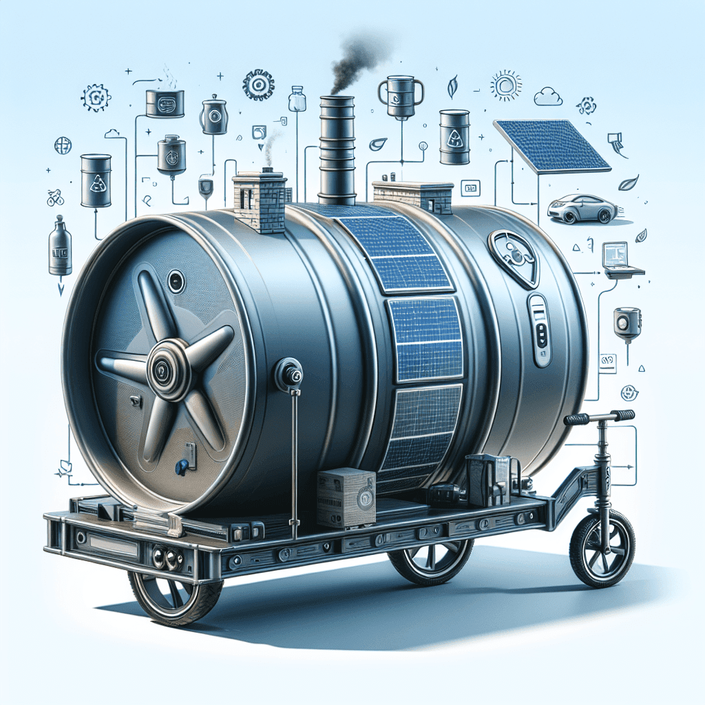 Descubra a Invenção Sustentável que Transforma um Tambor em um Triciclo Elétrico Incrível!