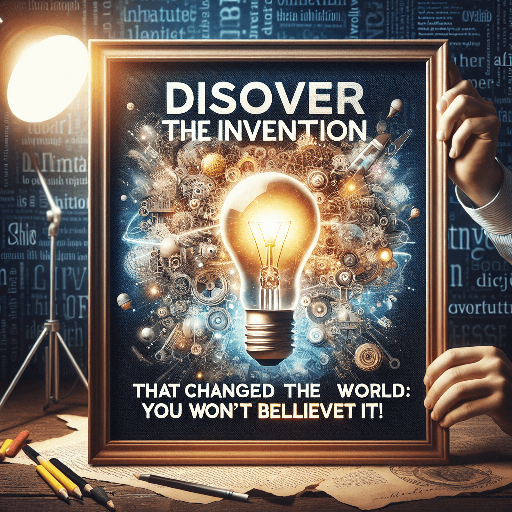 Descubra a Invenção que Mudou o Mundo: Você Não Vai Acreditar!
