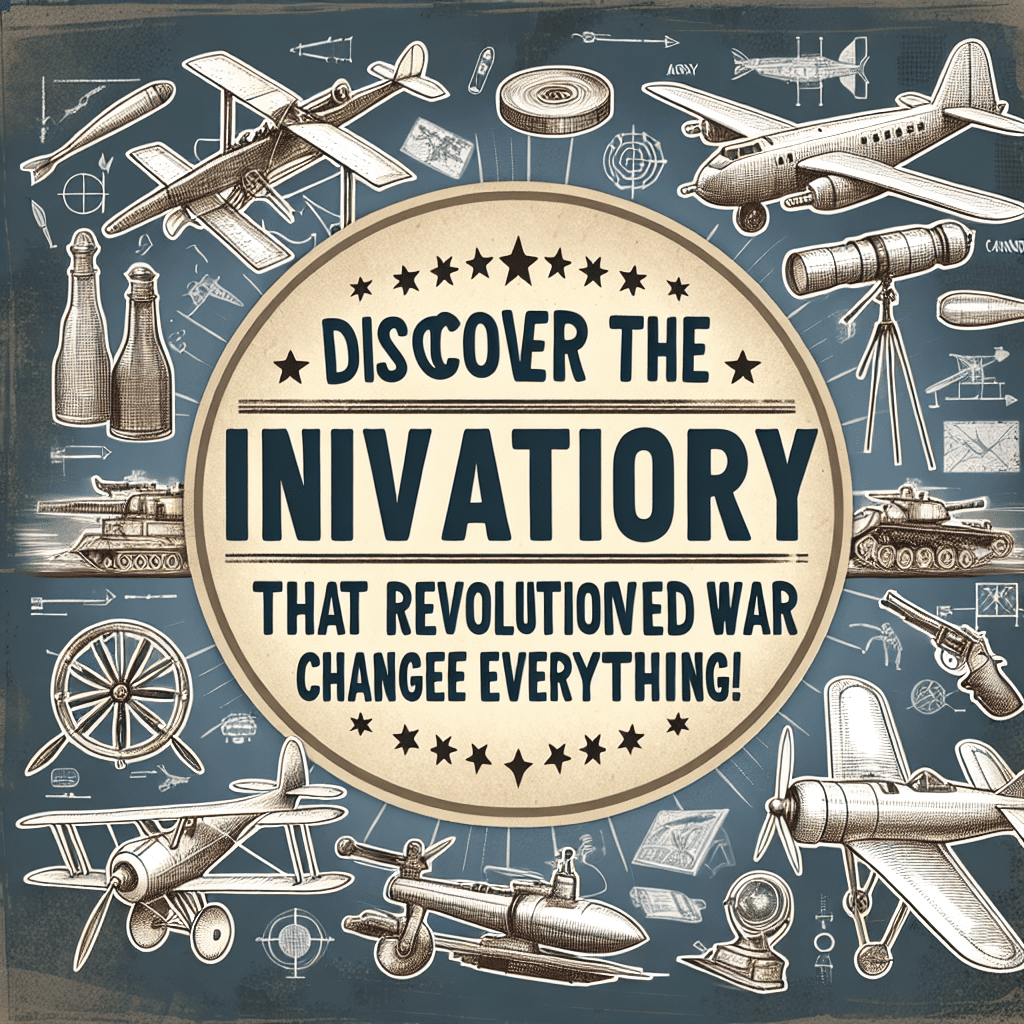 Discover the Military Inventions that Revolutionized Warfare and Changed Everything!