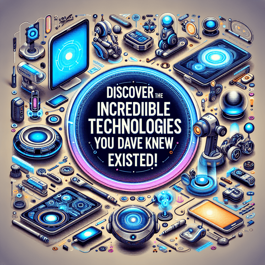 Descubra as Tecnologias Incríveis que Você Nunca Soube que Existiam!