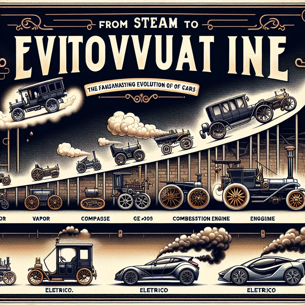 A história da EVOLUÇÃO dos CARROS. Dos CARROS A VAPOR até os CARROS ELÉTRICOS