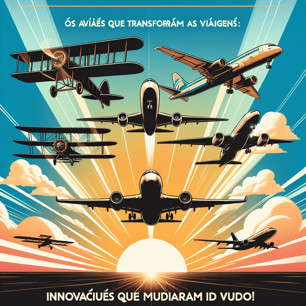Os Aviões que Transformaram as Viagens: Inovações que Mudaram Tudo!