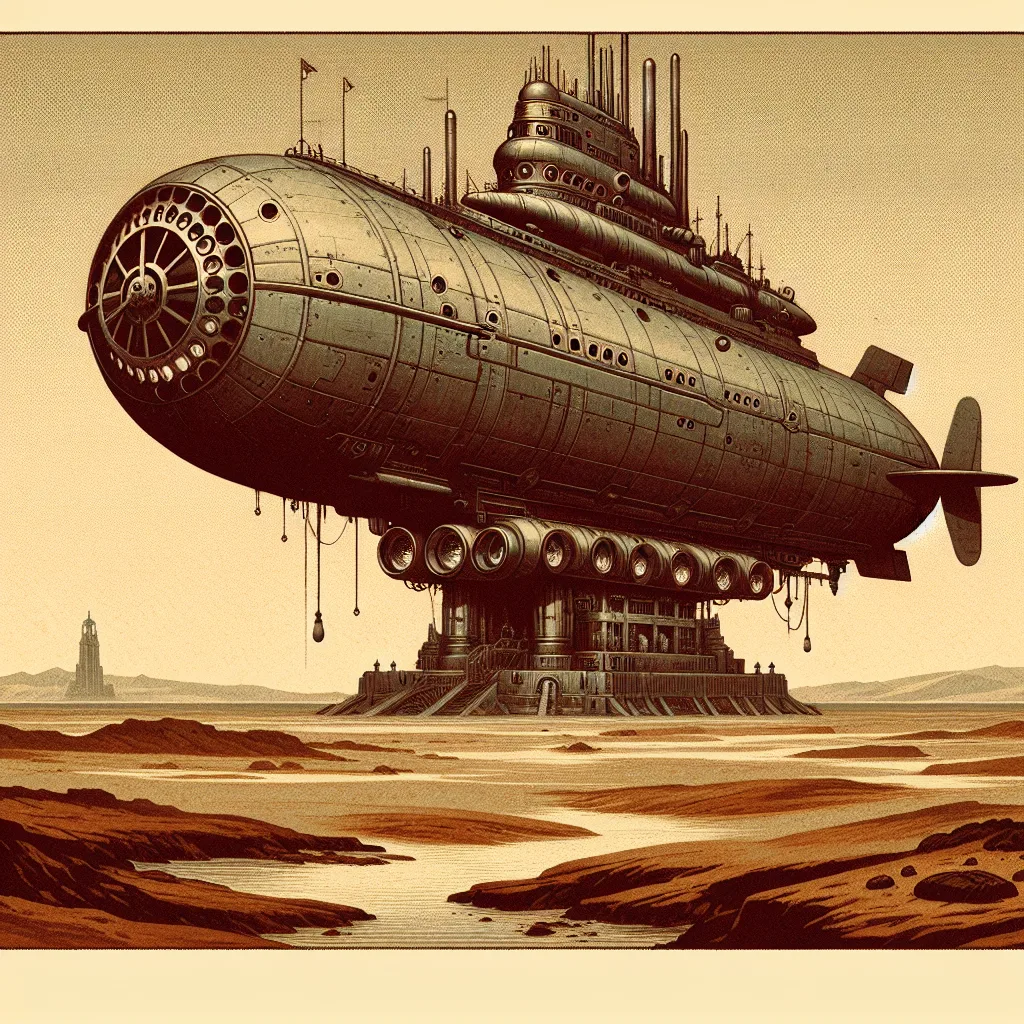 Retrofuturismo: O gigante submarino terrestre de 1920